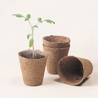 Round Peat Transplant Pots