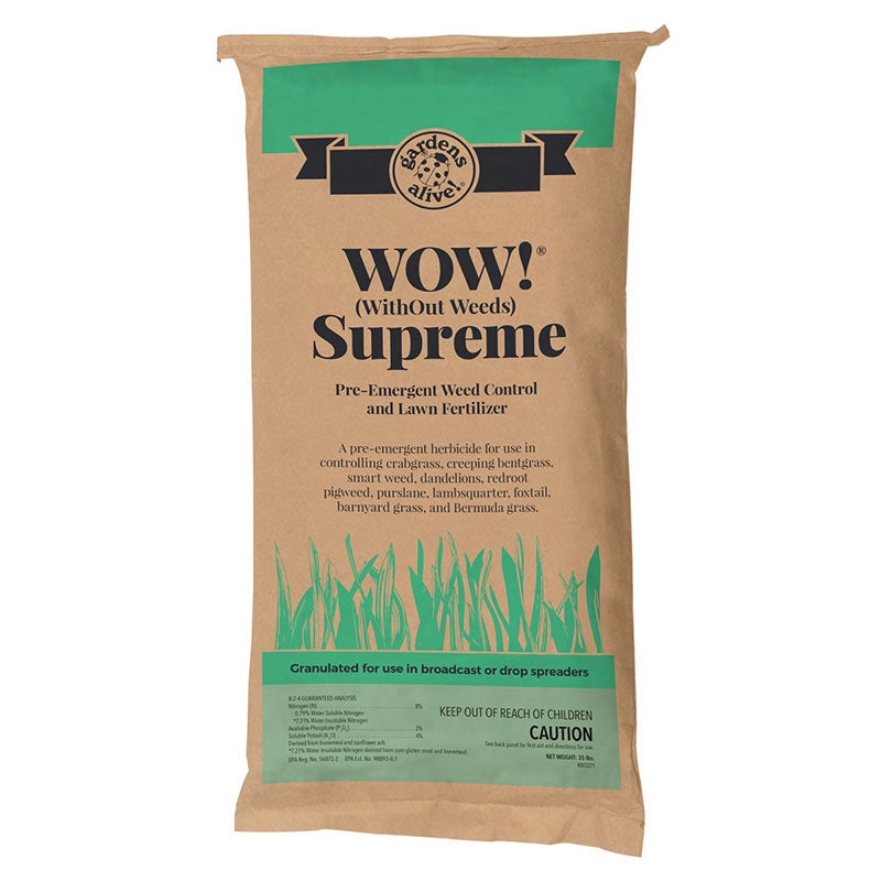 WOW!® Supreme™ Pre-Emergent Weed Control & Lawn Fertilizer